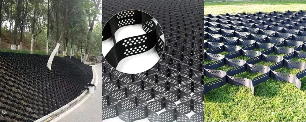 Textured Perforated Geocell1 Textured Perforated Geocell1